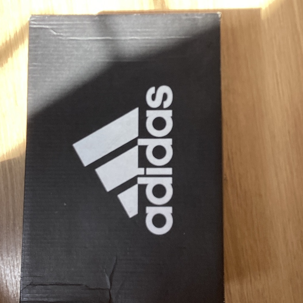Adidas Kids White Sneakers with Blue Highlights - Picture 4 of 4